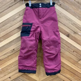 Joua - Kids' Snow Pants - MSRP $125: Maroon/Dark Pink/Violet-children-4