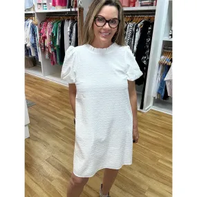 Joy Joy Whitney Puff Sleeve Dress