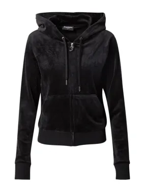 Juicy Couture ROBERTSON zip-up sweatshirt, black