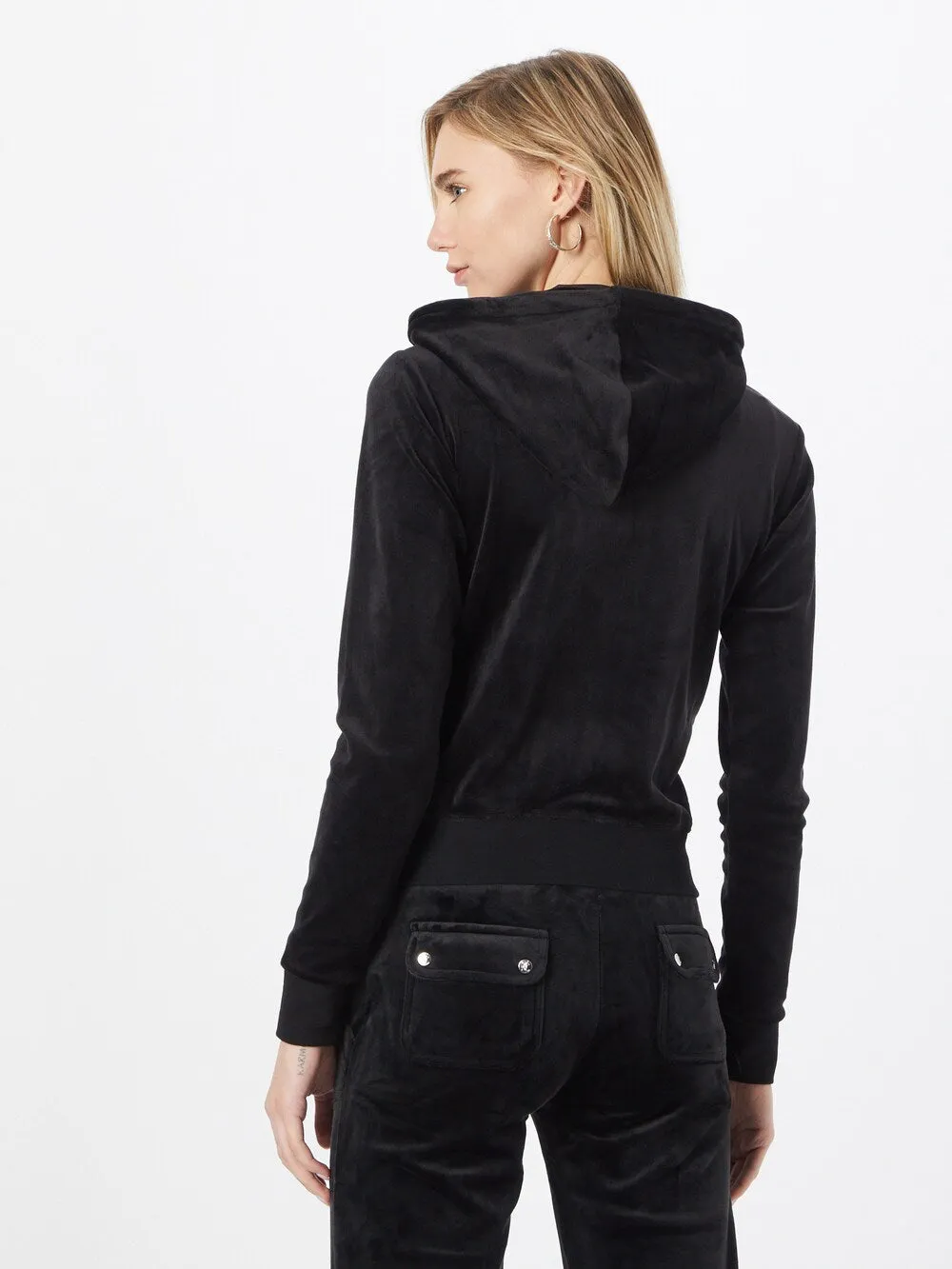 Juicy Couture ROBERTSON zip-up sweatshirt, black