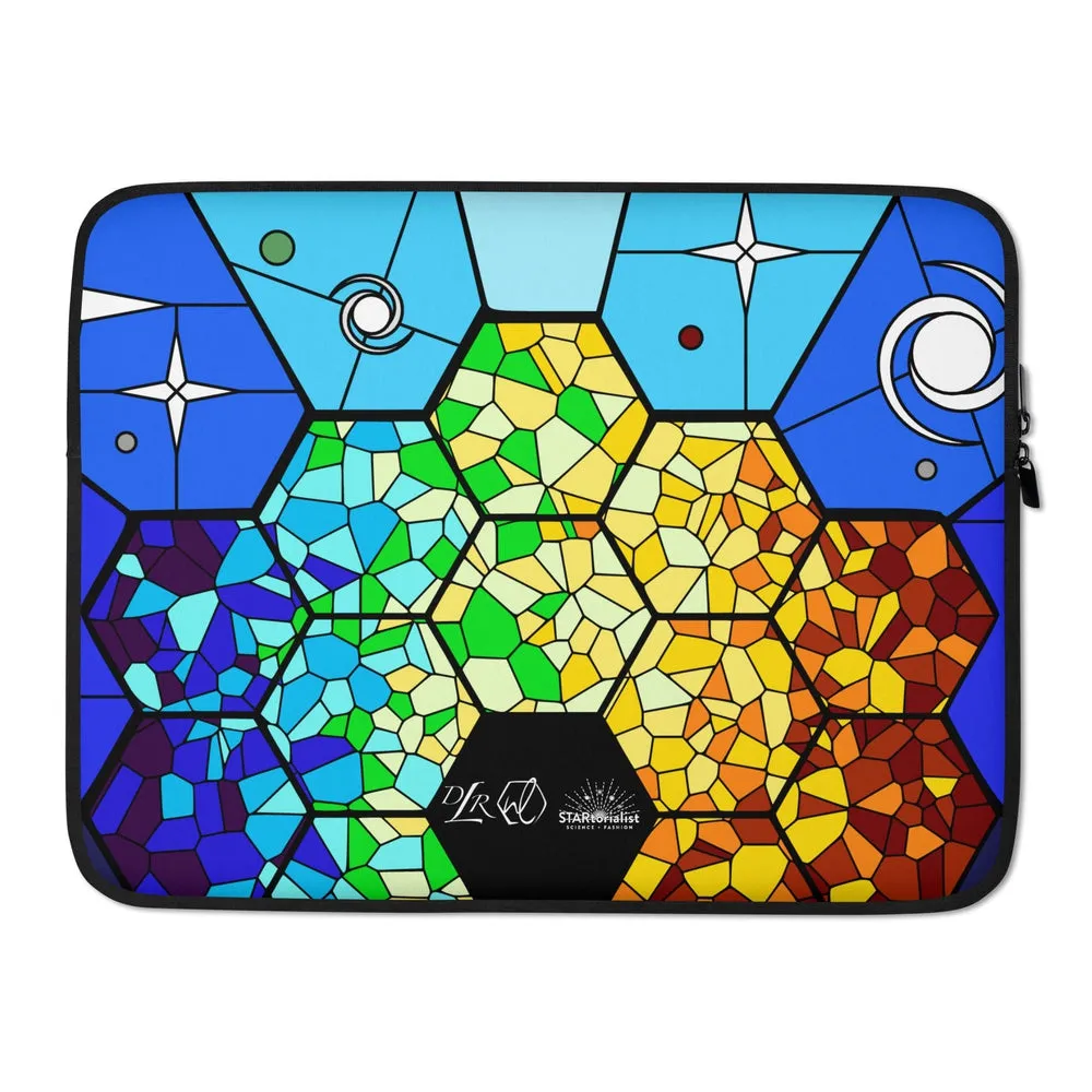 JWST Rising Stained Glass Design Laptop Sleeve