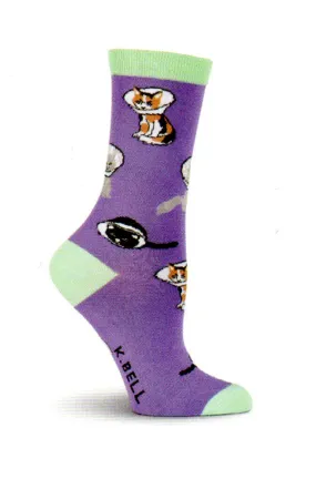 K Bell Cone Cats Socks