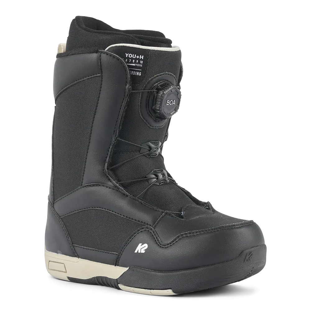 K2 Youth Kids Snowboard Boots in Black 2024