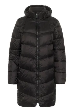 Kaffe Womens Susanne Coat Deep Black