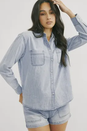 Kancan Boyfriend Button Down Shirt