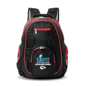 Kansas city Chiefs Super Bowl LVII Champions Premium Laptop Backpack- Red Trim