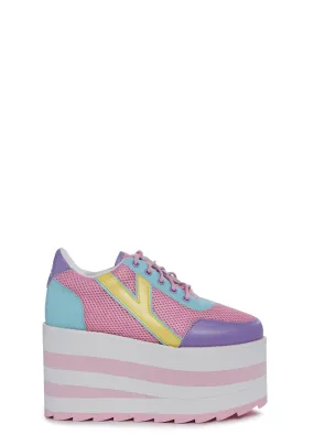 Karazii Platform Sneakers - Pastel