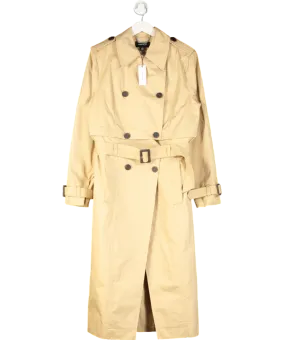 Karen Millen Beige Tailored Cotton Multiway Trench Coat UK 12