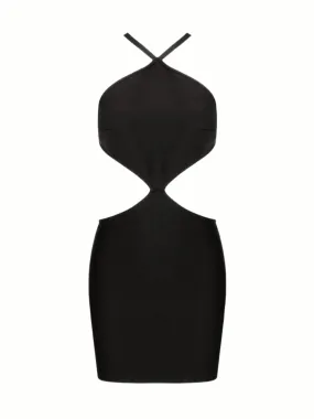 Kasie Cross Back Mini Dress