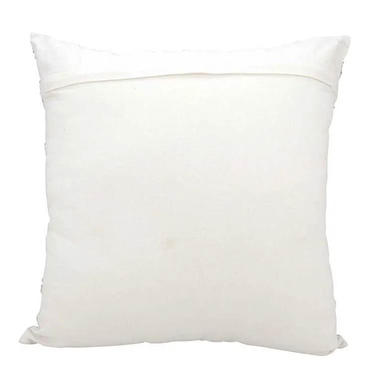 Kathy Ireland Beaded Diamonds Gold 20" x 20" Throw Pillow