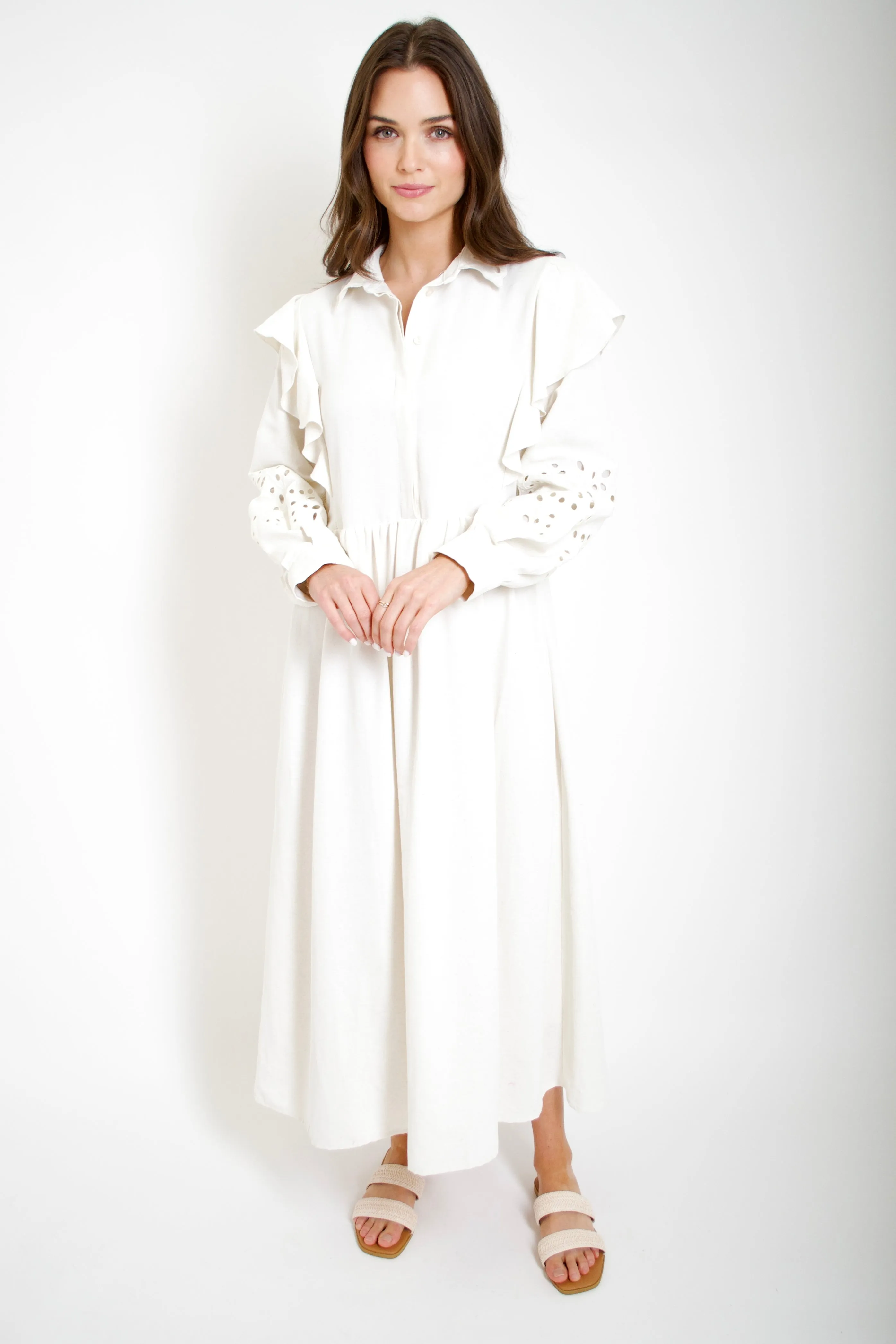 Katie Embroidered Midi
