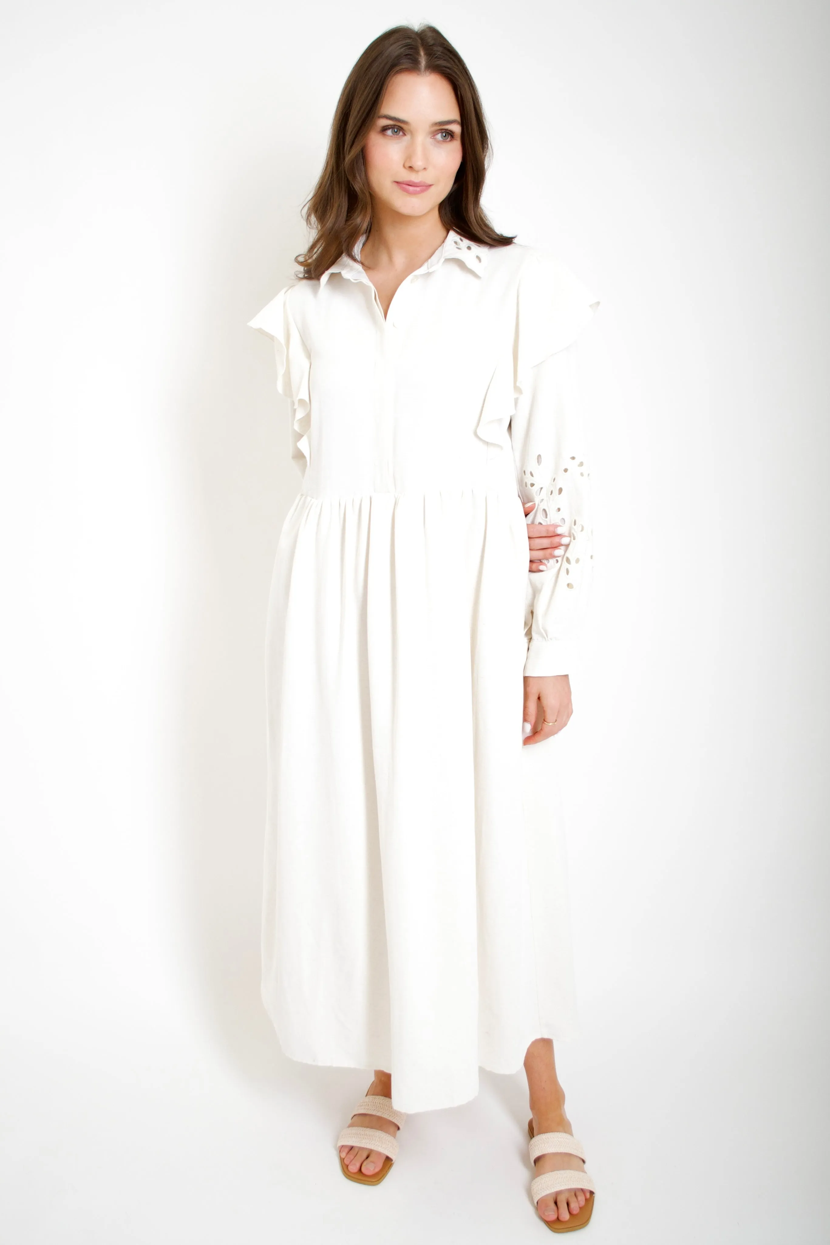 Katie Embroidered Midi
