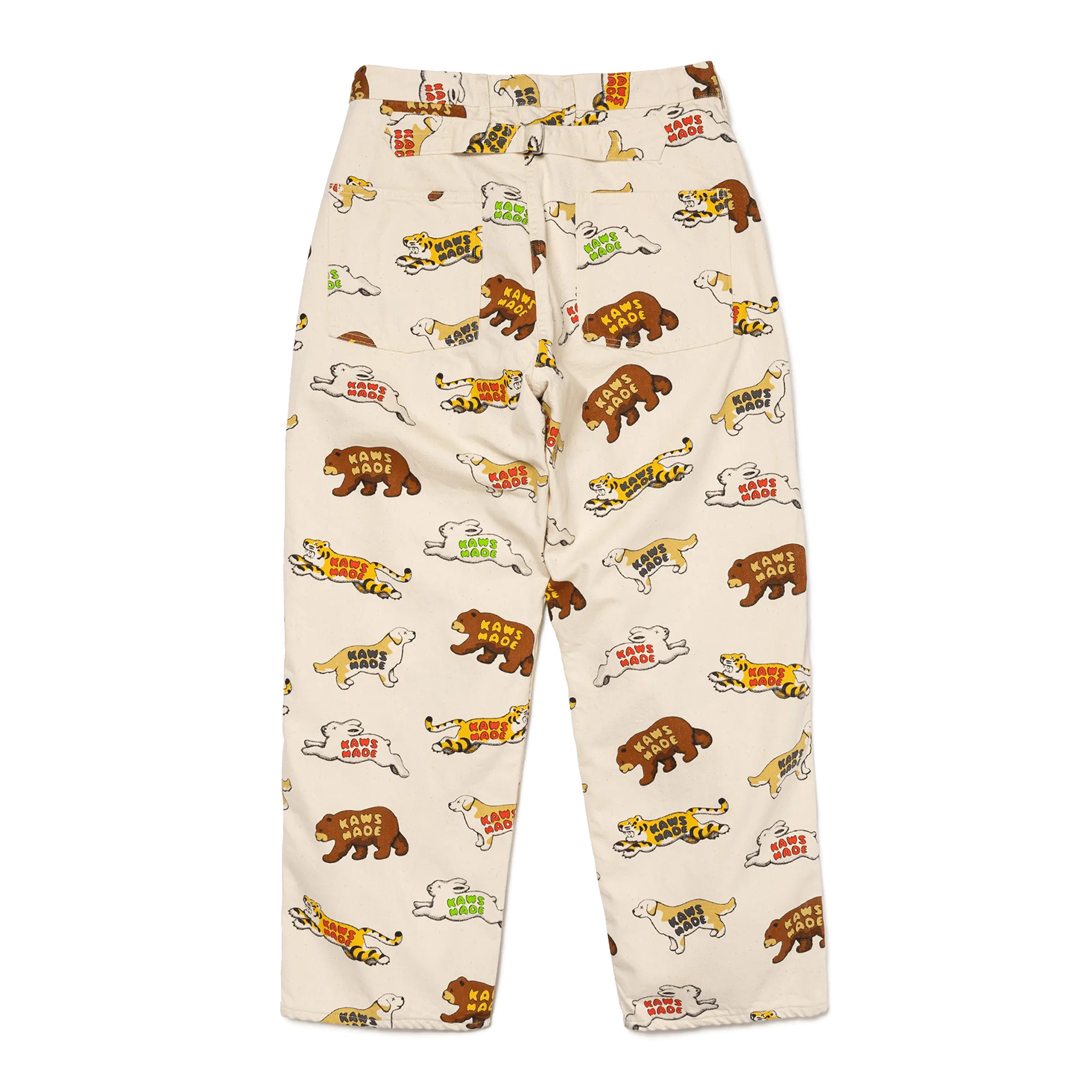 KAWS MADE ANIMAL PATTERNED PANTS