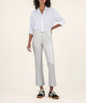 Kelsey Coated High Rise Ankle Flare