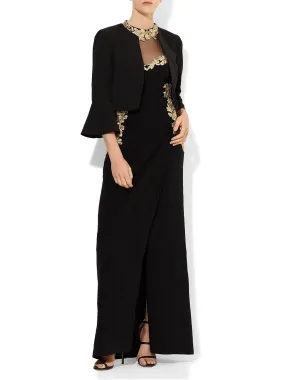 Kendall Bell Sleeve Bolero Black