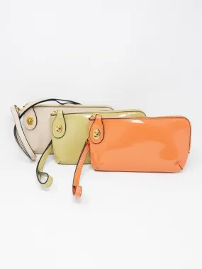 Kendall Gloss Crossbody Wristlet