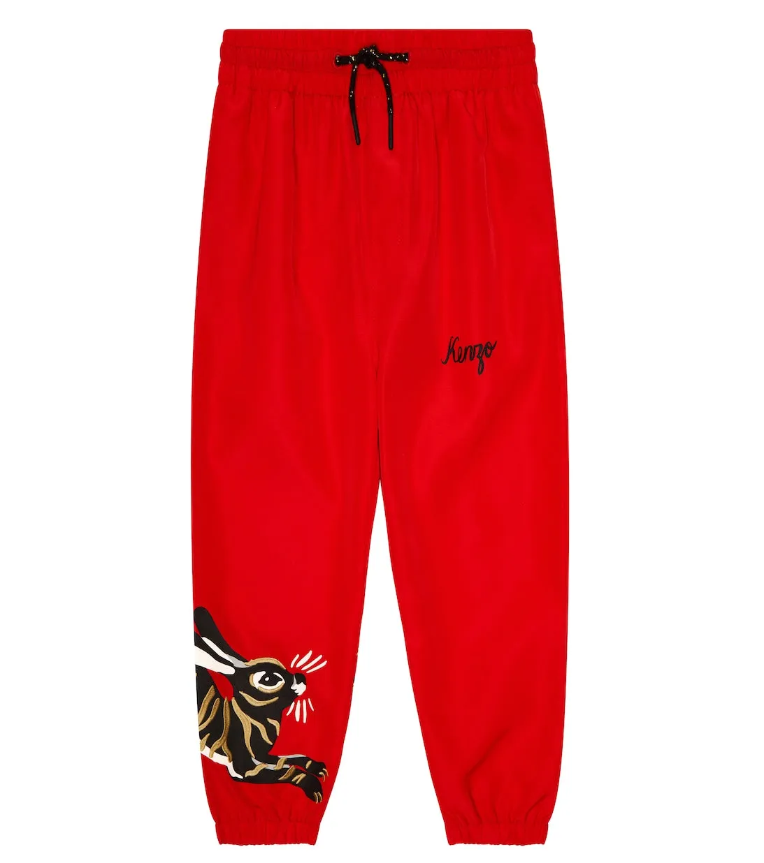 Kenzo print sweatpants, red