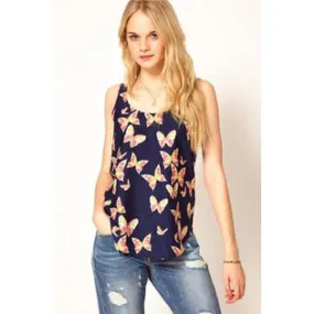 Ketty More Women Printed Casual Wear Tank Top-KMWSB801