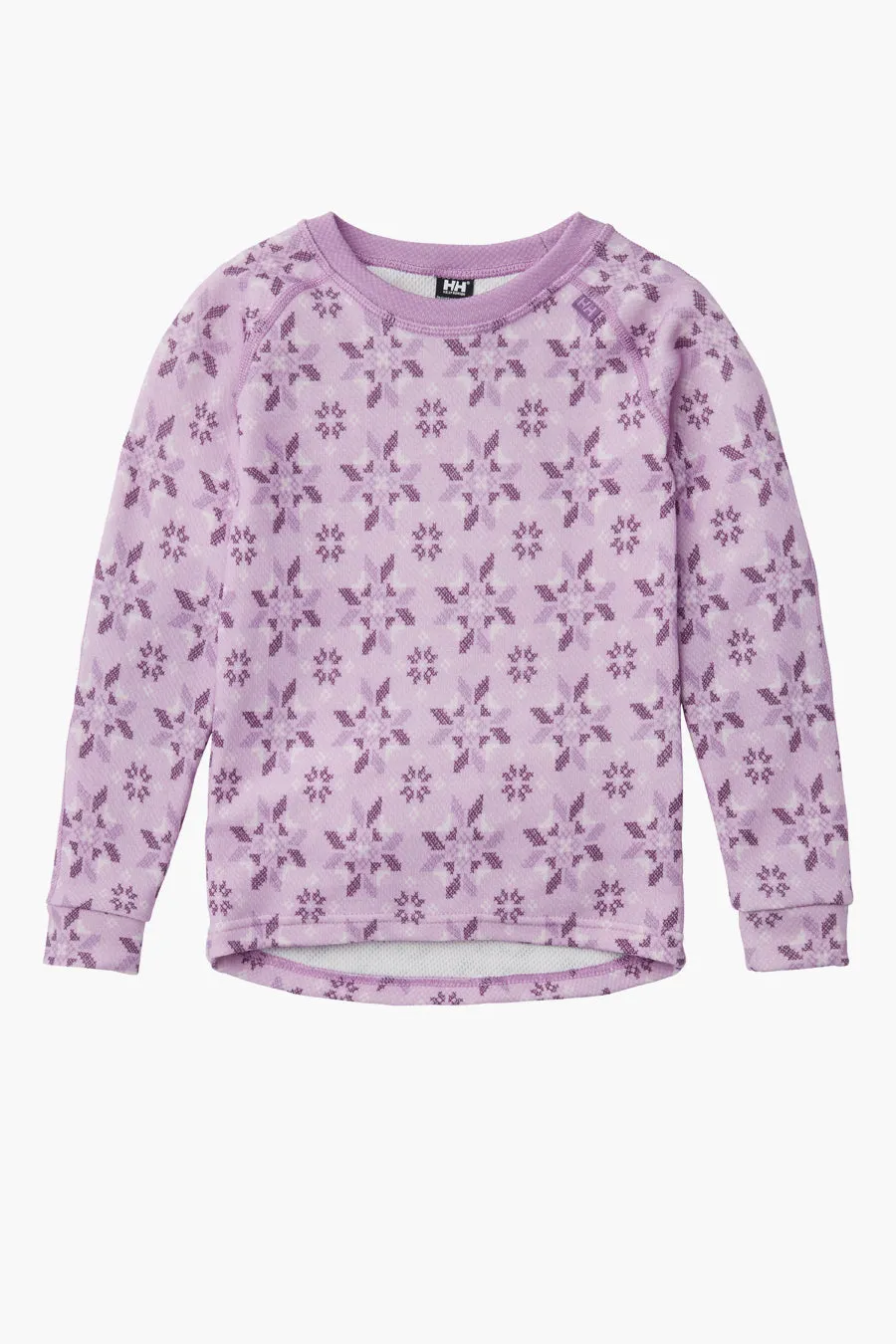 Kids Baselayer Helly Hansen Life Merino Set Wisteria Purple (Size 5 left)