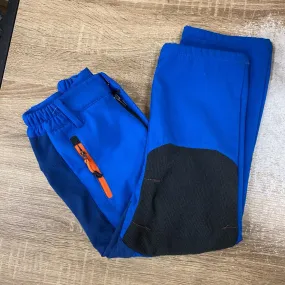 Kid's Softshell Pants: Blue/Navy/Orange-children-