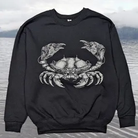 Kids Steampunk Crab crewneck sweater