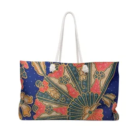 Kipas Batik Print Weekender Bag