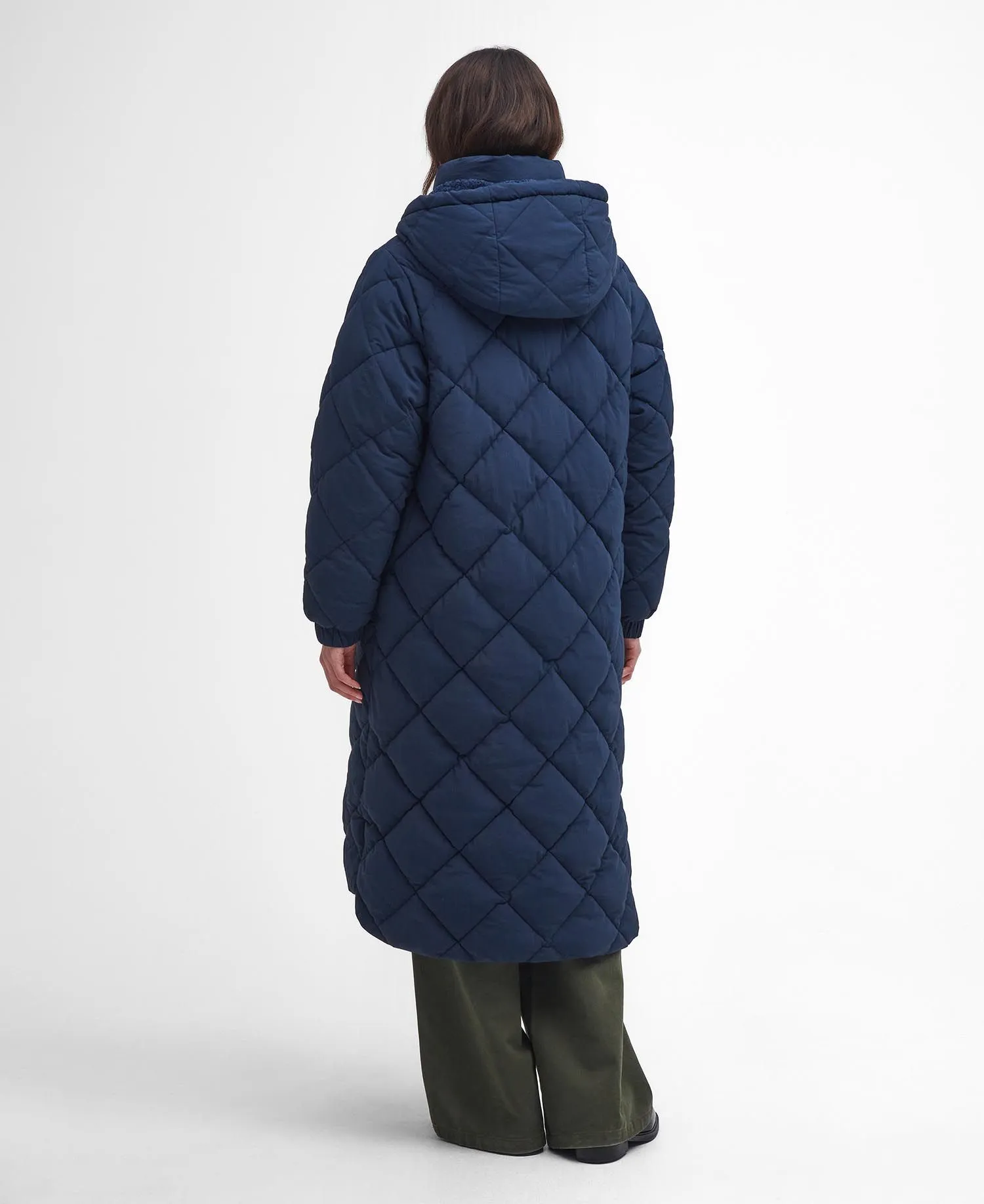 Kirkton Longline Puffer Jacket Navy/Classic