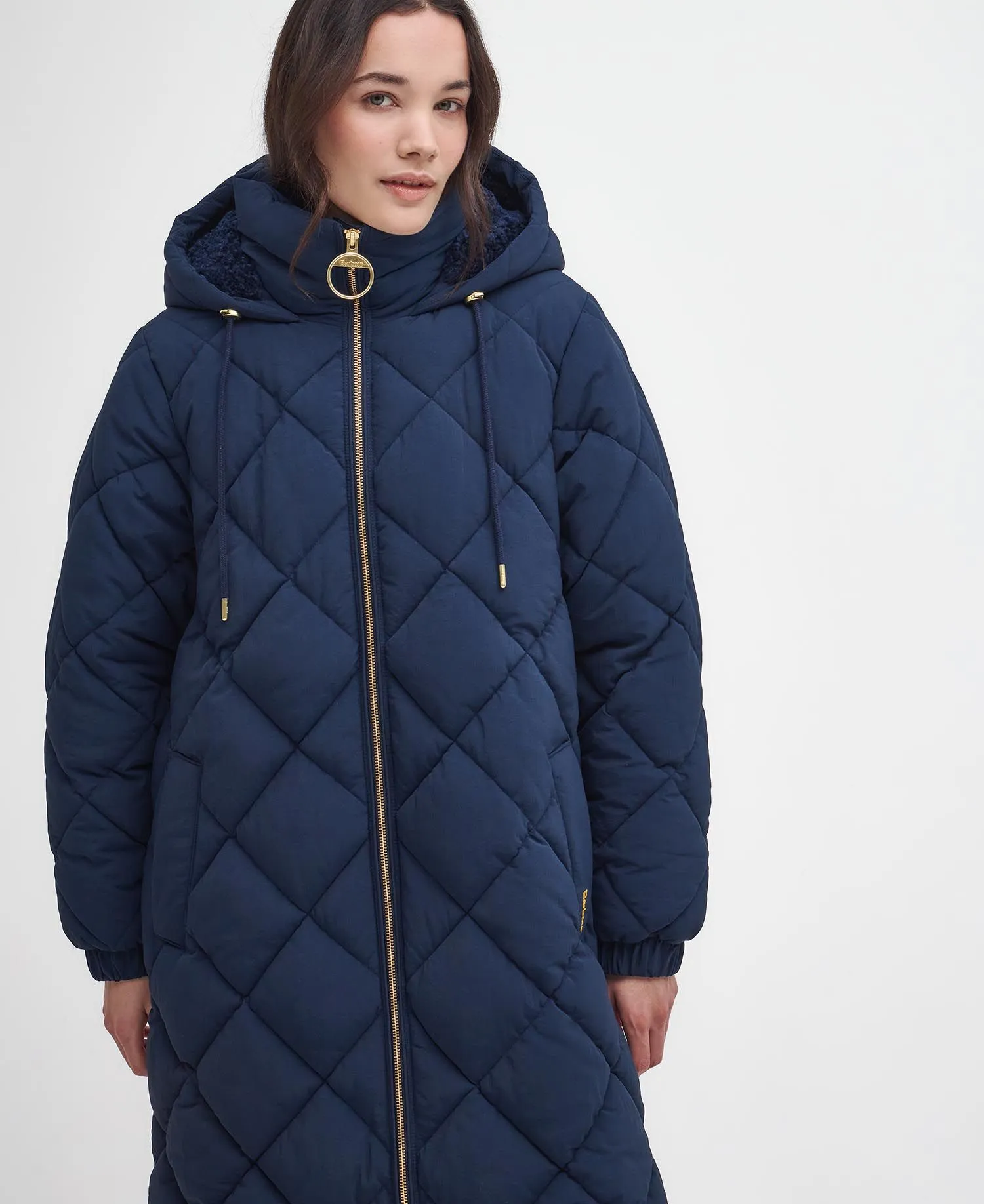 Kirkton Longline Puffer Jacket Navy/Classic