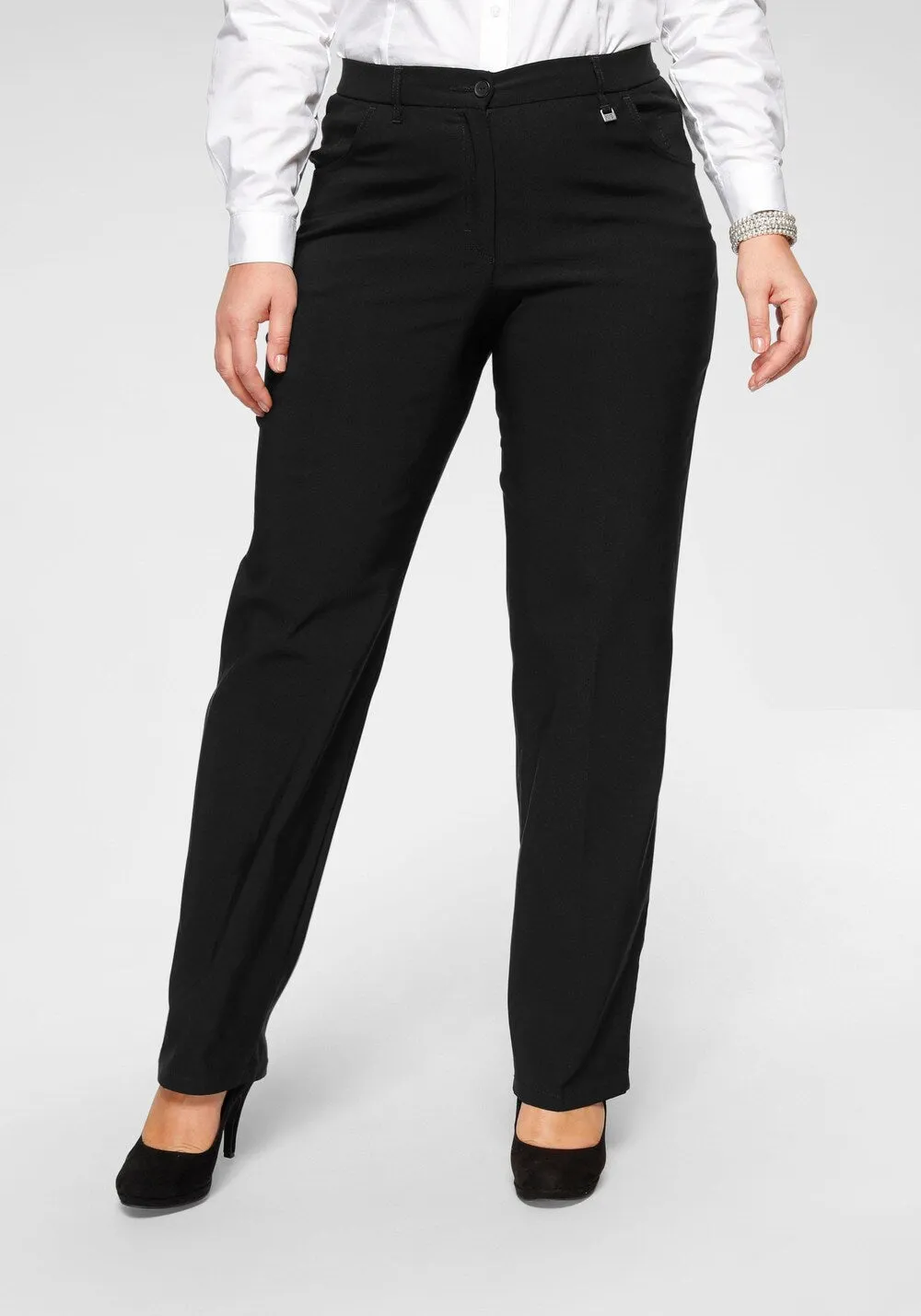 Kjbrand regular trousers, black