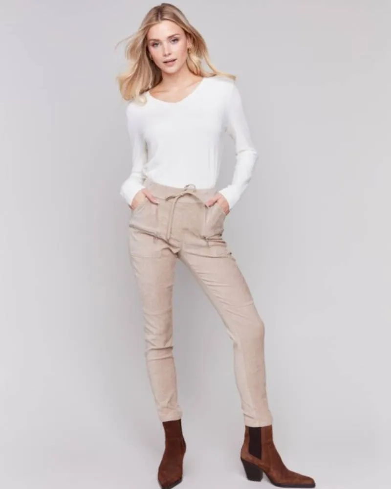 Knit Corduroy Joggers