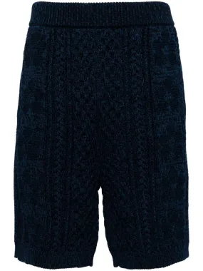 Knitted Knee-Length Shorts