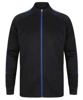 Knitted tracksuit top | Navy/Royal