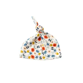 knot hat - ditsy floral