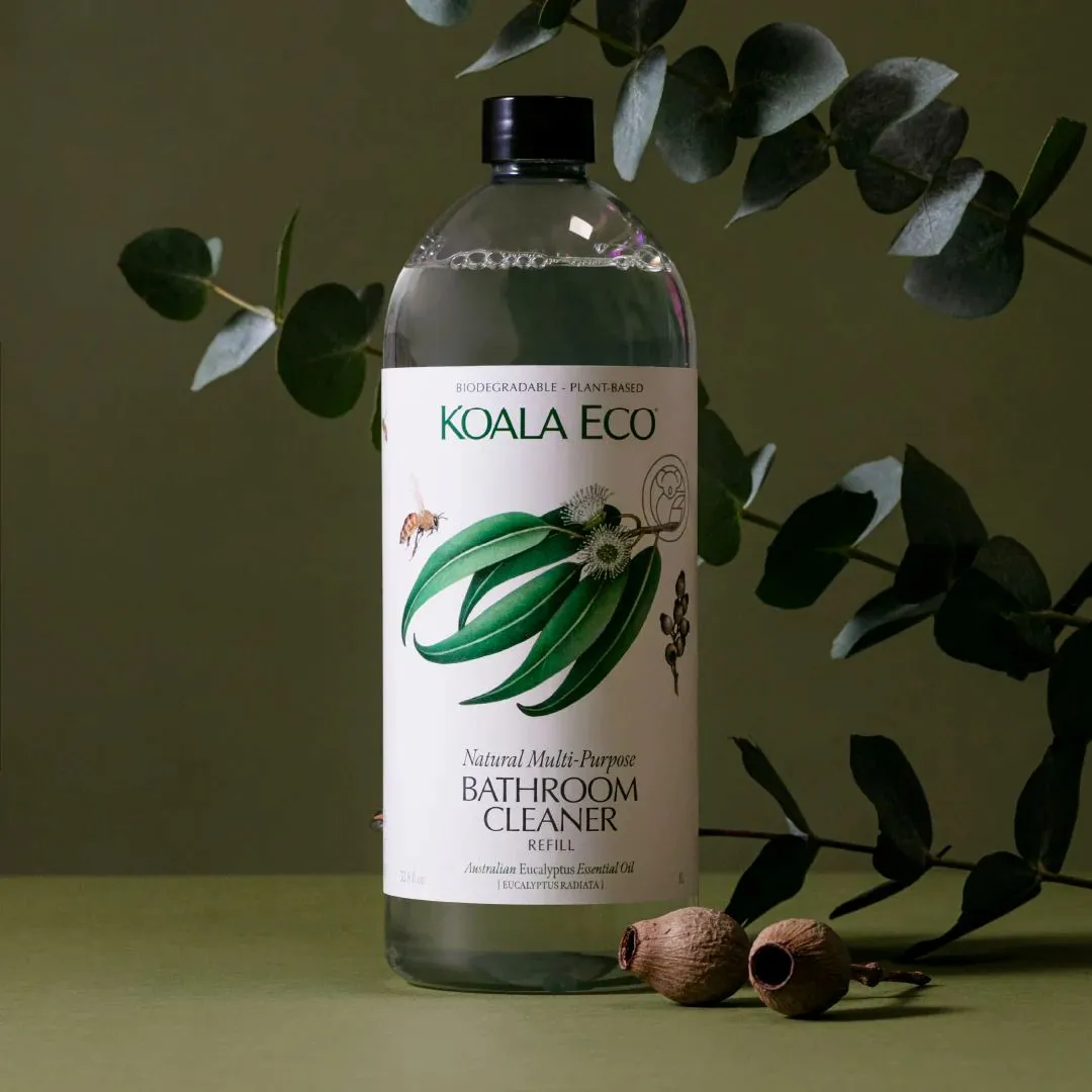 Koala Eco Natural Multi-Purpose Bathroom Cleaner Refill - Australian Eucalyptus Essential Oil