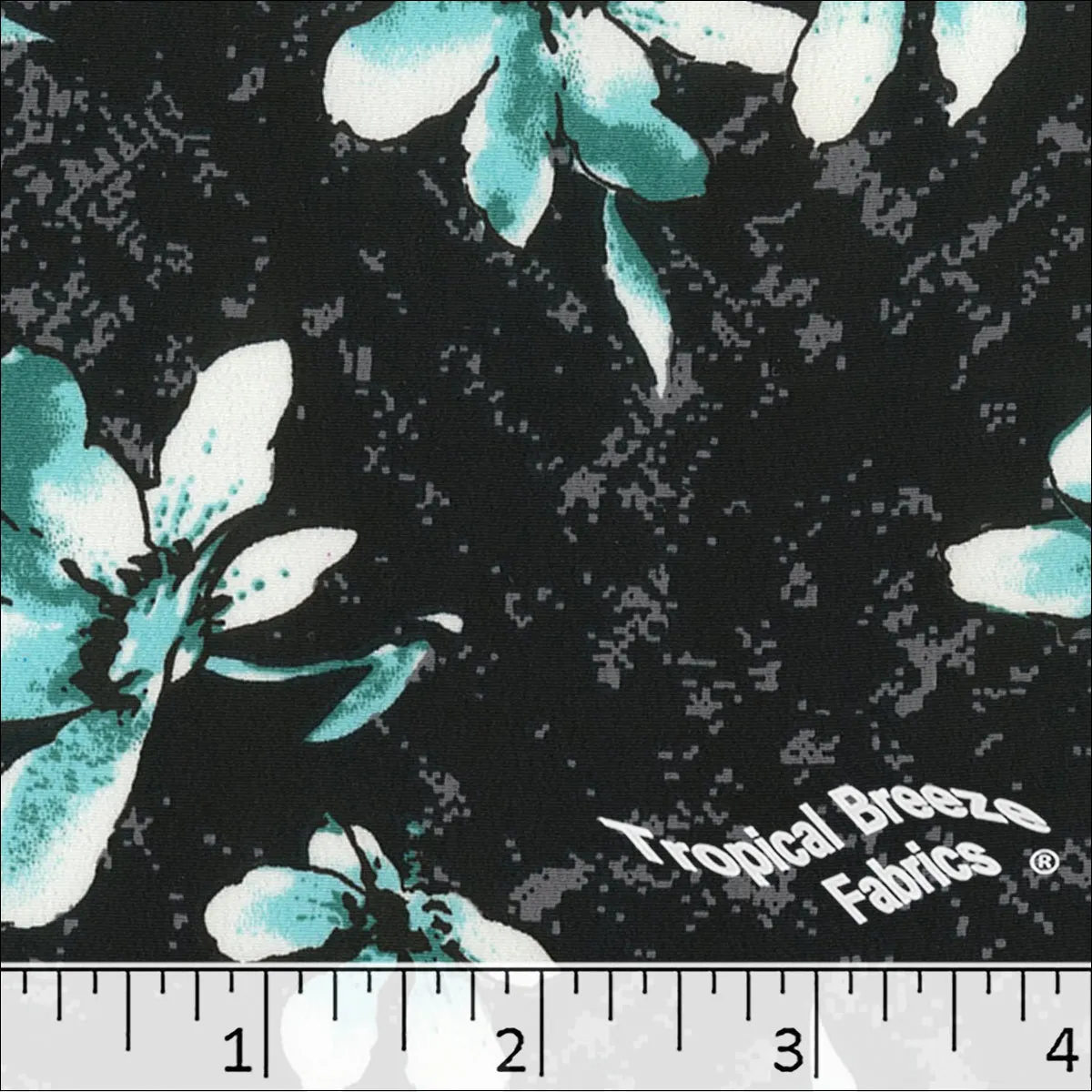 Koshibo Large Floral Print Polyester Fabric 048428