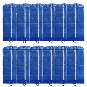 Kuber Industries Non Woven 12 Pieces Long Suit Sherwani Cover (Blue) - CTKTC30696