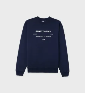 LA Health Club Crewneck - Navy