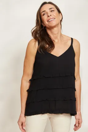 La Mer Frill Tank - Sable