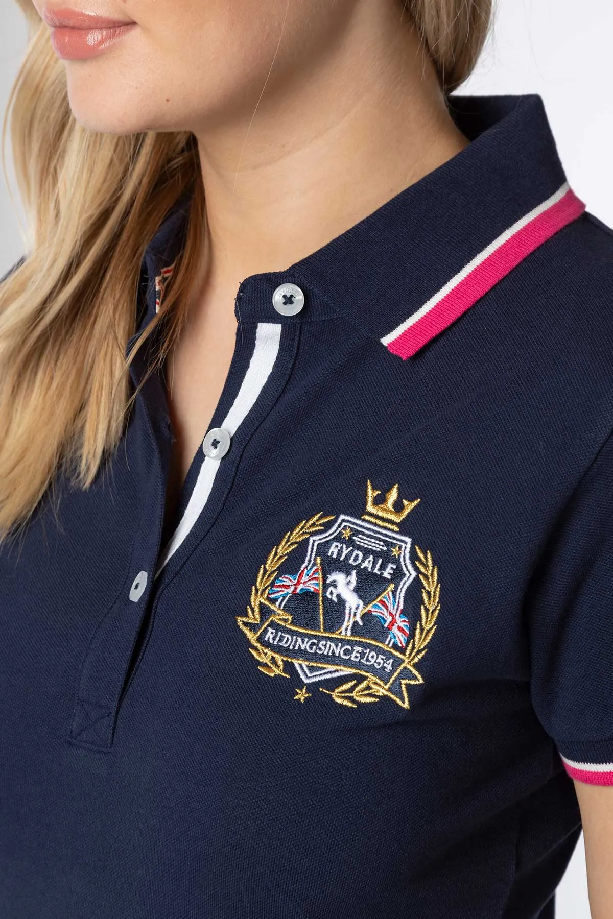 Ladies Diagonal Polo Shirt - Lily