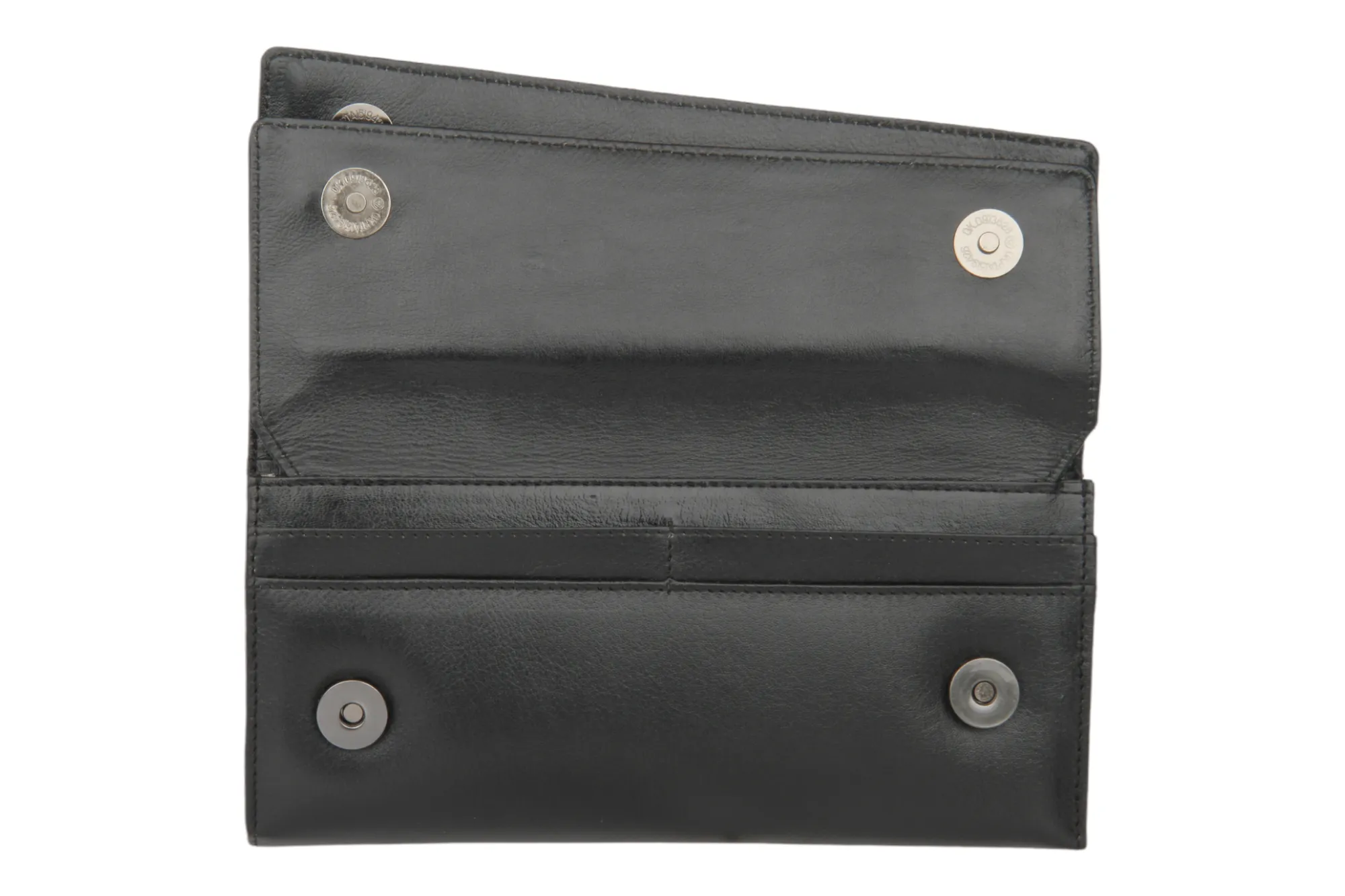 LADIES PREMIUM LEATHER CLUTCH 54506 (BLACK)