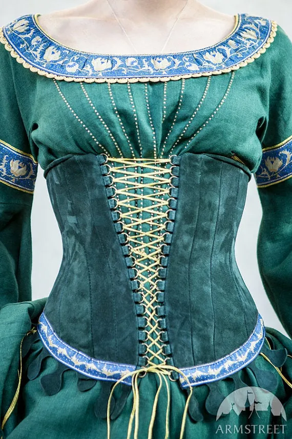 Lady of the Lake Suede Corset Belt