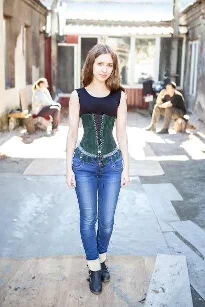 Lady of the Lake Suede Corset Belt