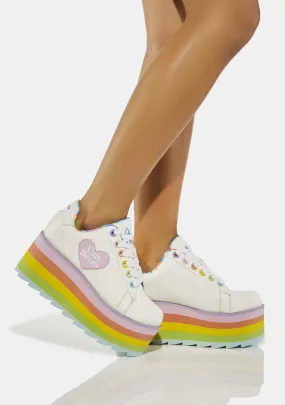 Lala Care Bears Platform Sneakers