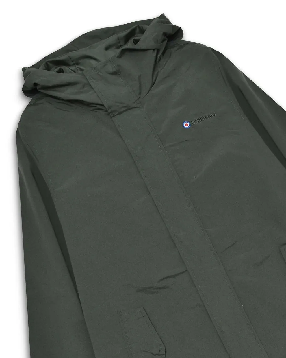 Lambretta Mens Mod Green Fishtail Parka