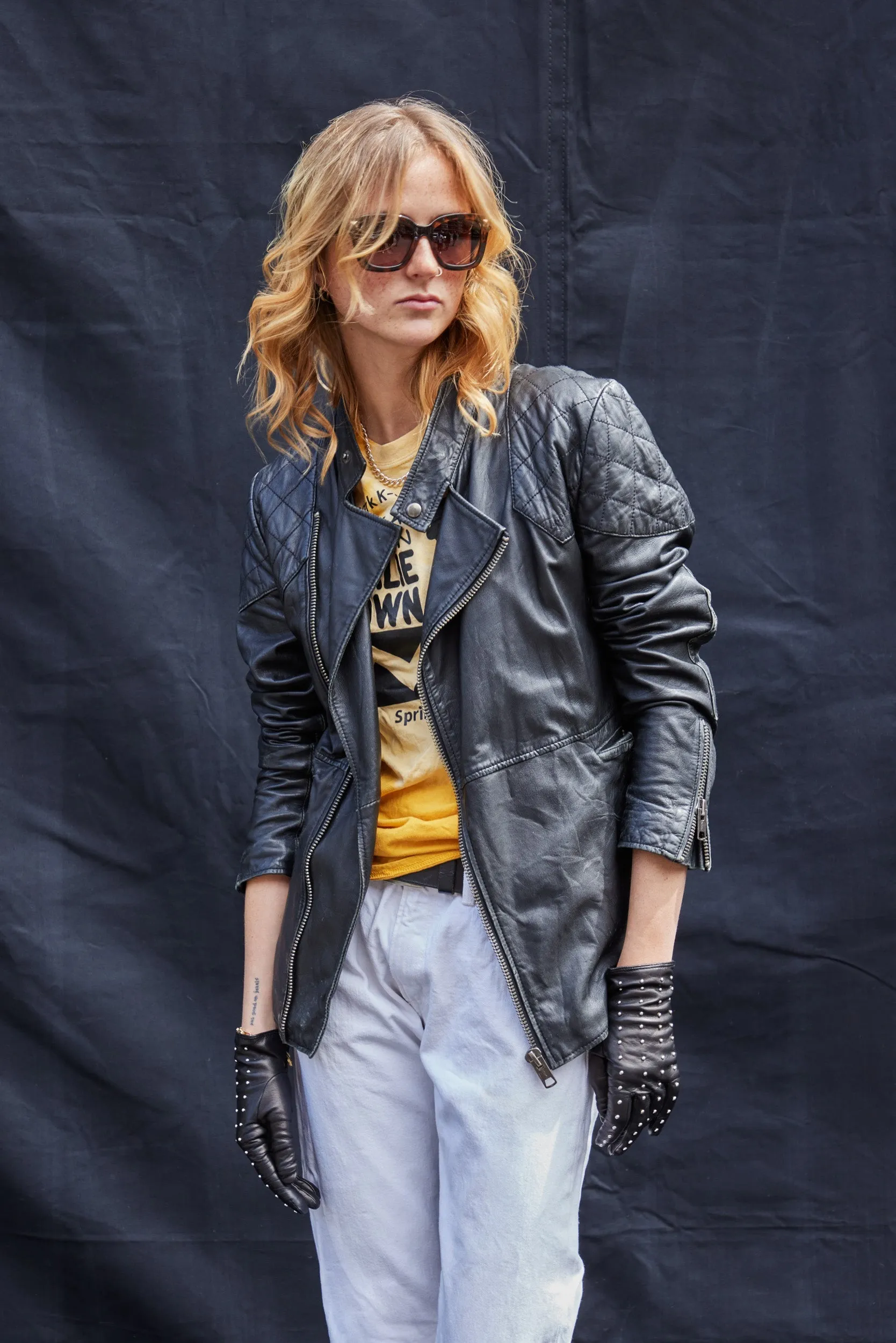Lambs Leather Biker Jacket