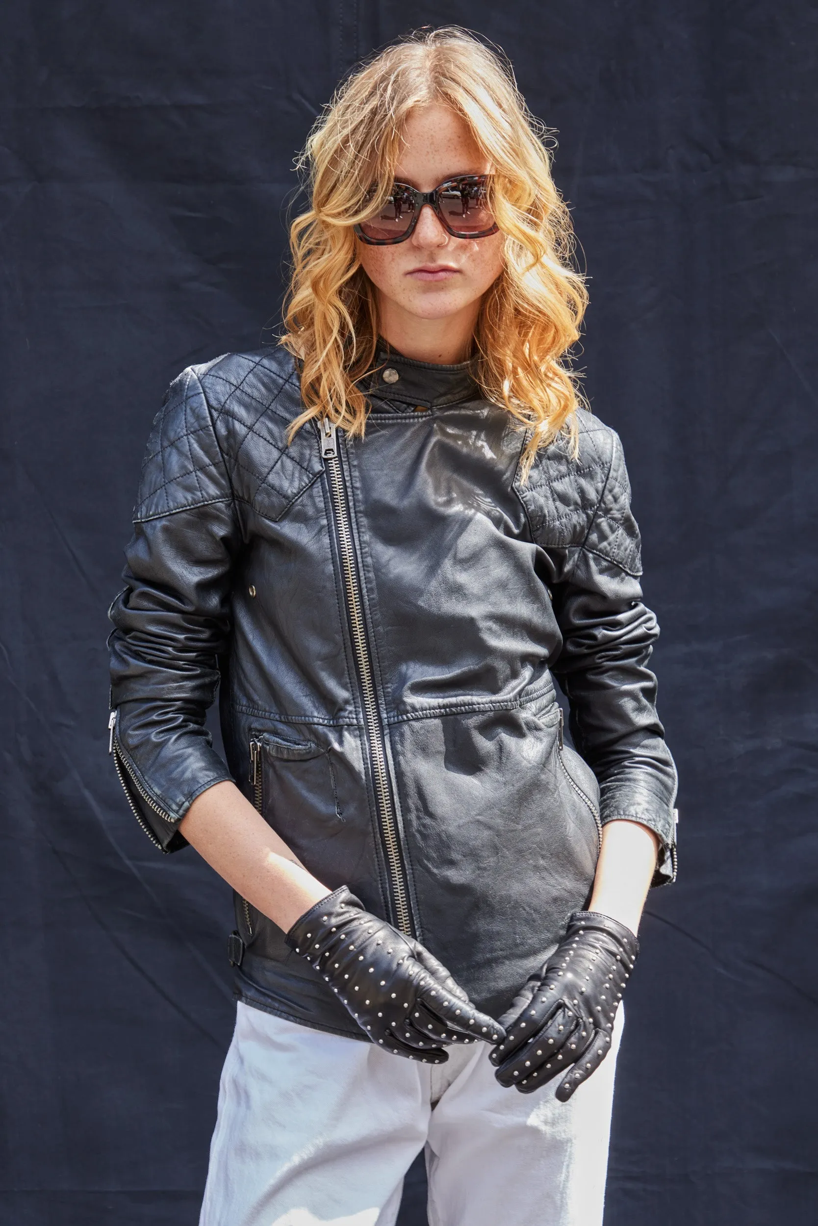 Lambs Leather Biker Jacket