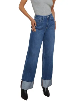 Lampson Miley Wide Leg Cuff Jean