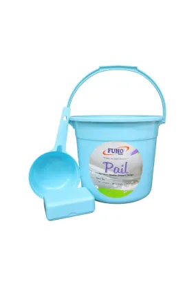 Landmark Pail, Water Dipper, and Soap Case Bath Set