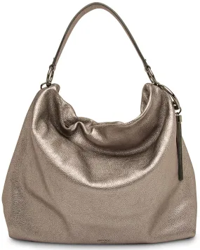 Large Gun Metal Callie Hobo Bag