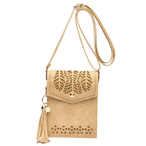 Laser Cut Printed Crossbody/Cell Phone Case